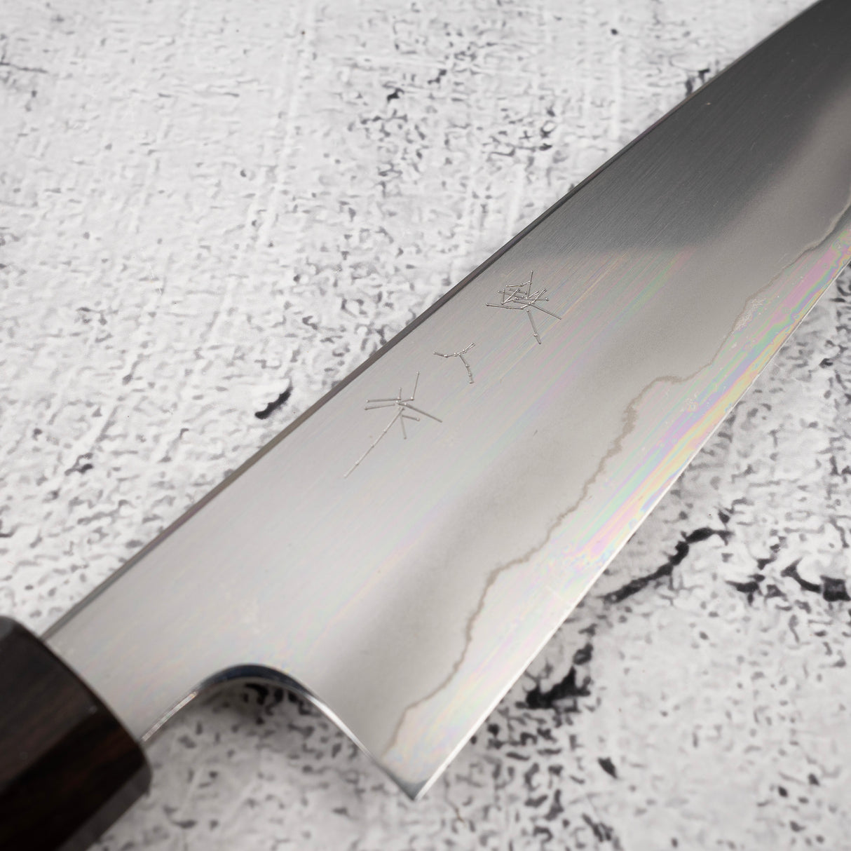 Tetsujin Ginsan Ukiba Petty 165mm Ebony Handle