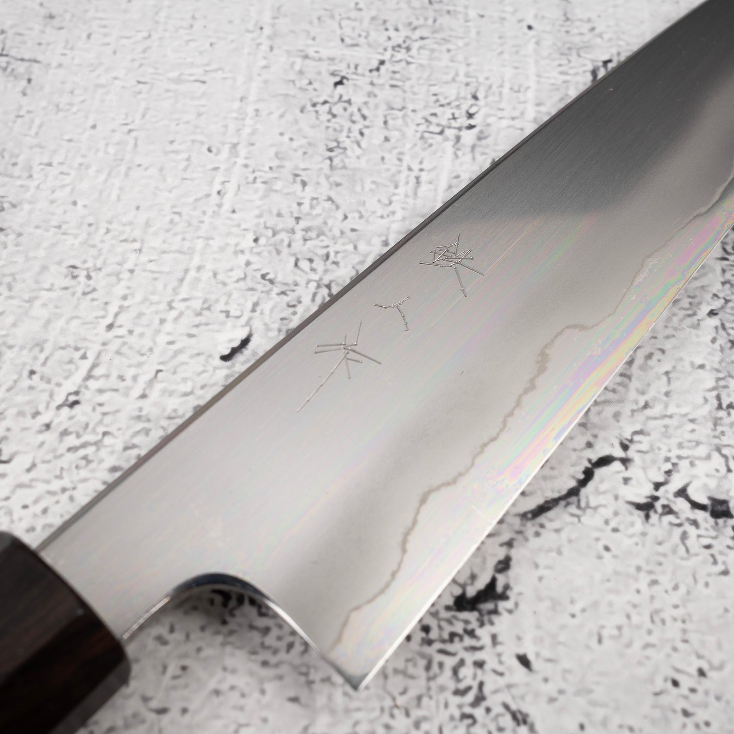 Tetsujin Ginsan Ukiba Petty 165mm Ebony Handle