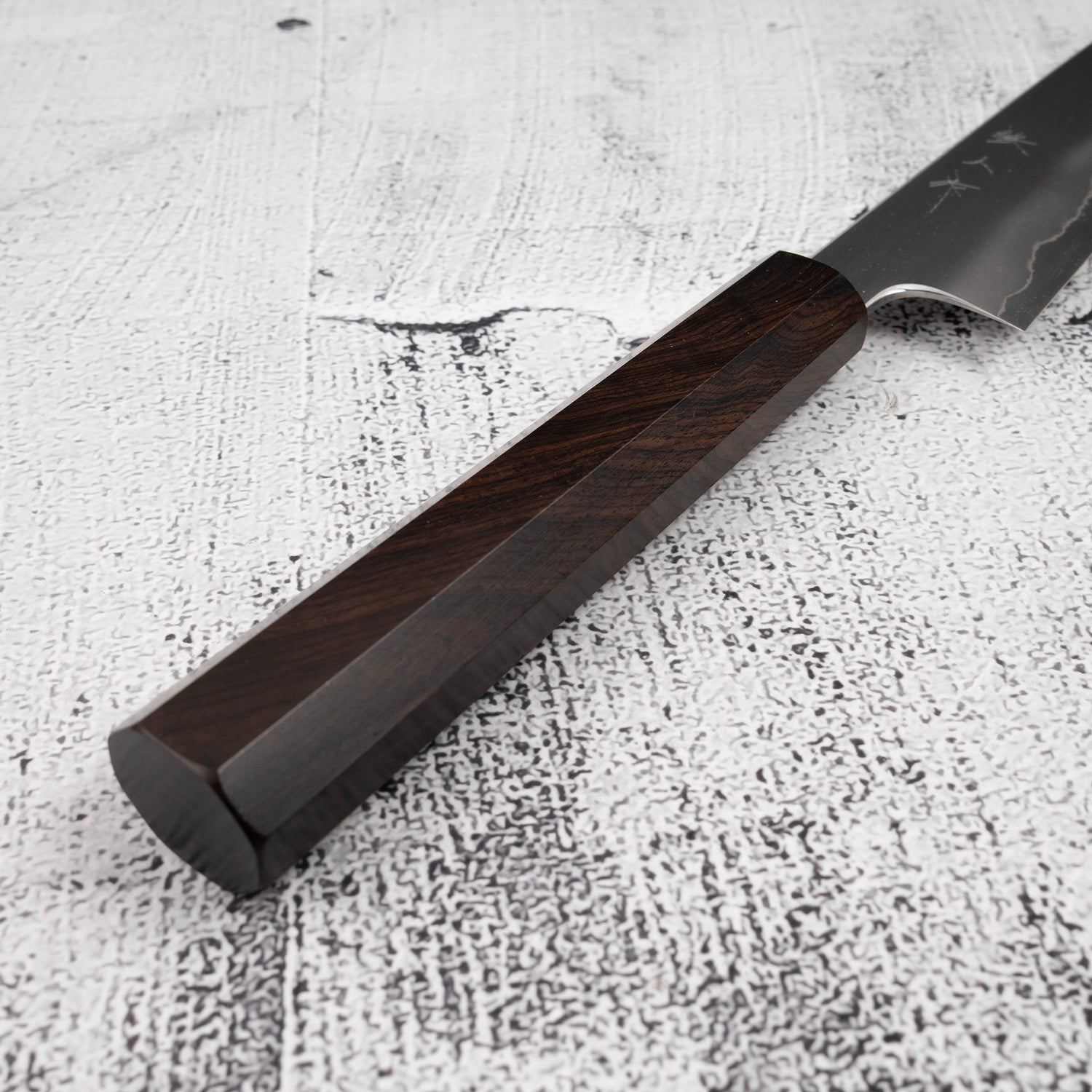 Tetsujin Ginsan Ukiba Petty 165mm Ebony Handle