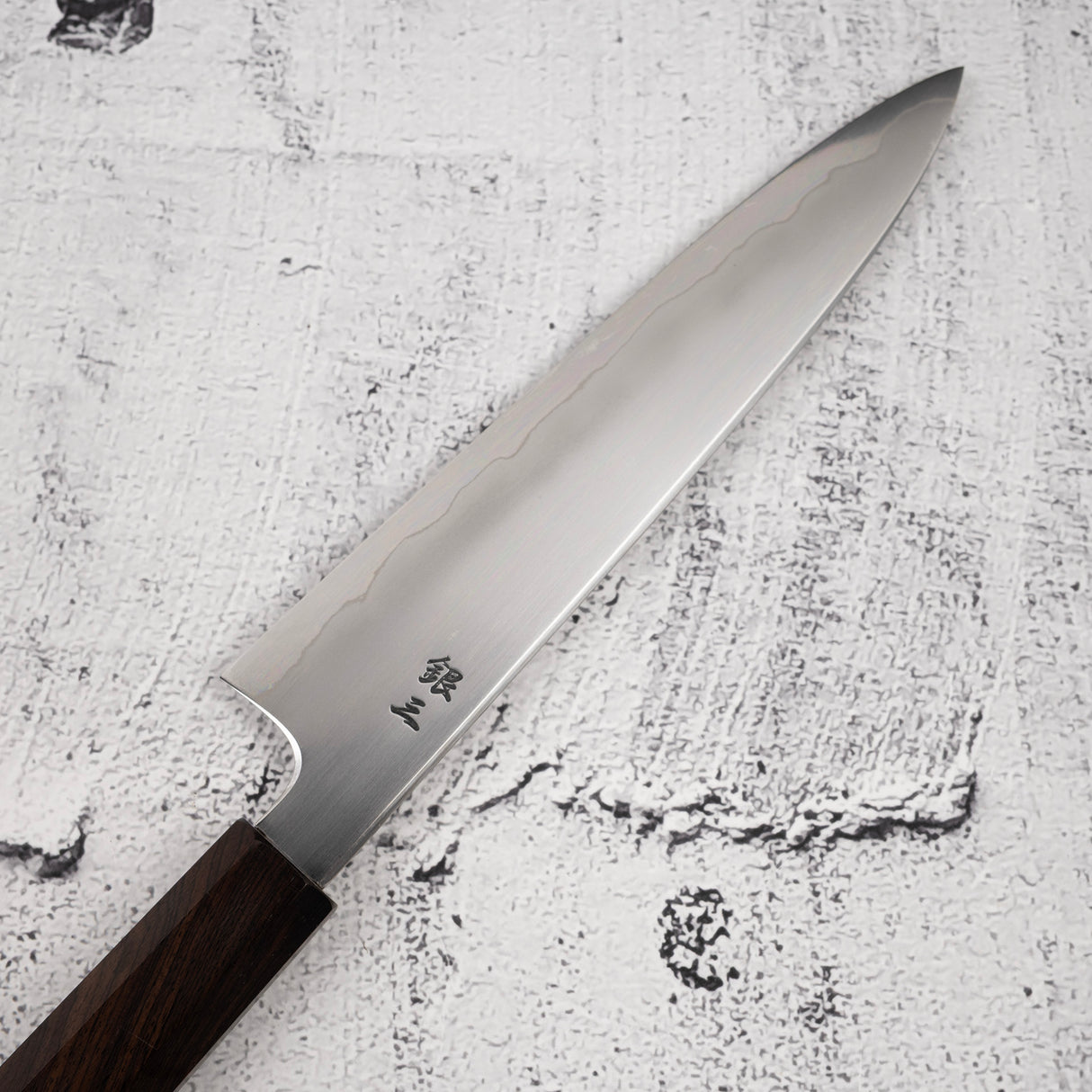 Tetsujin Ginsan Ukiba Petty 165mm Ebony Handle