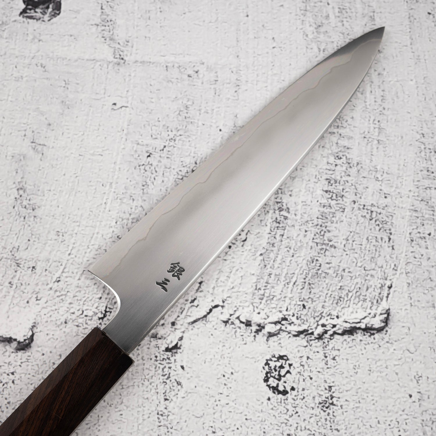 Tetsujin Ginsan Ukiba Petty 165mm Ebony Handle