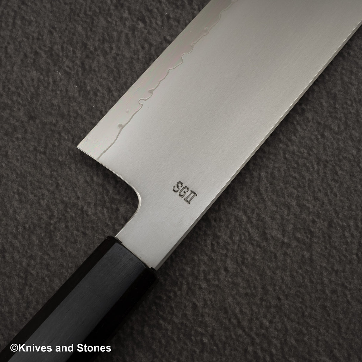 明神力製作所 SG2 Kasumi Nakiri 180mm 烏木手柄