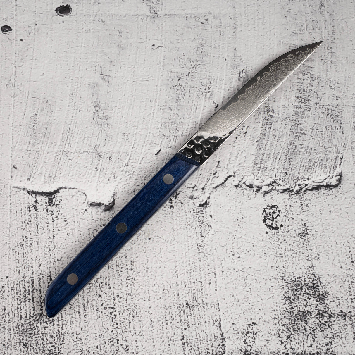 Tsunehisa AUS10 大馬士革牛排刀 藍色款