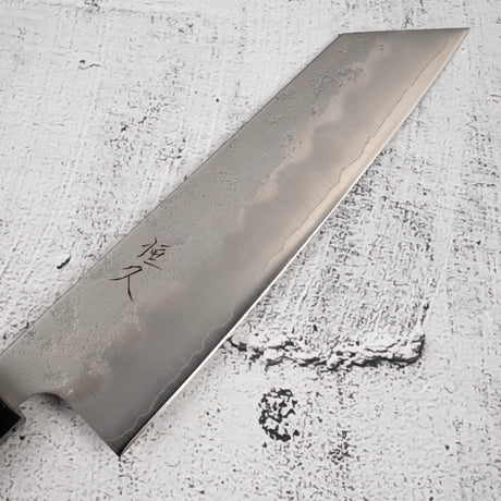 Tsunehisa Ginsan Nashiji Bunka 180mm Ebony Handle