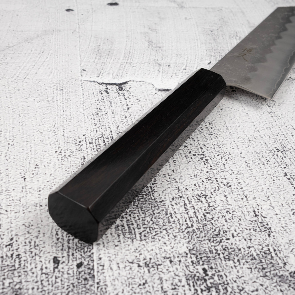 Tsunehisa Ginsan Nashiji Bunka 180mm Ebony Handle
