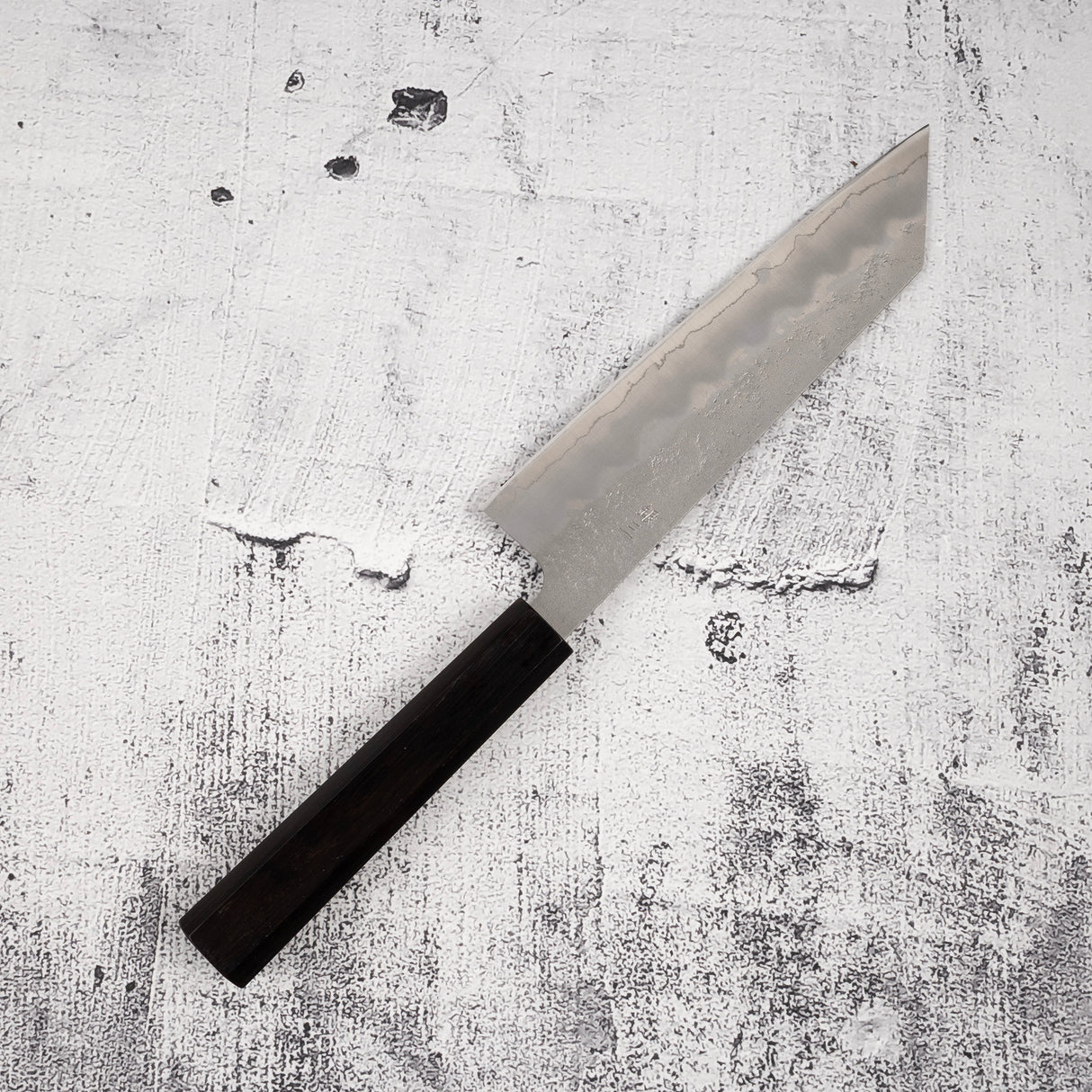 Tsunehisa Ginsan Nashiji Bunka 180mm Ebony Handle