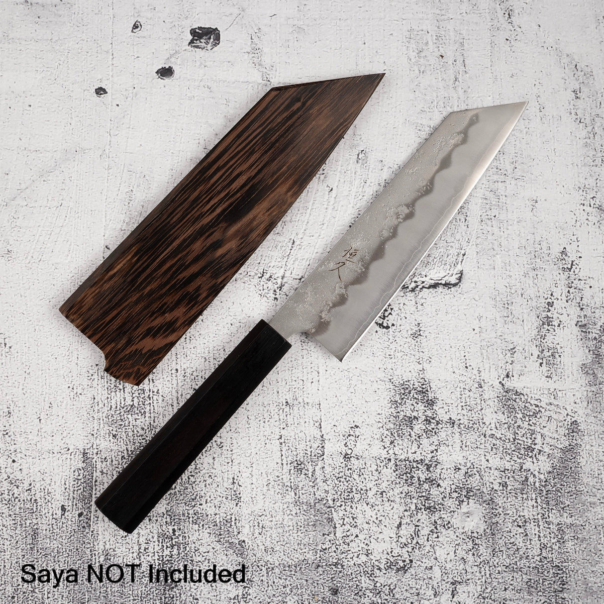 Tsunehisa Ginsan Nashiji Bunka 180mm Ebony Handle