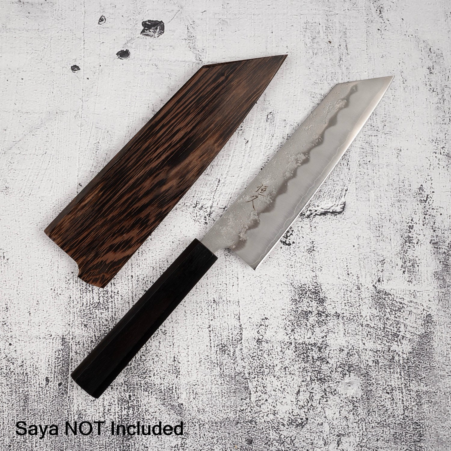 Tsunehisa Ginsan Nashiji Bunka 180mm Ebony Handle