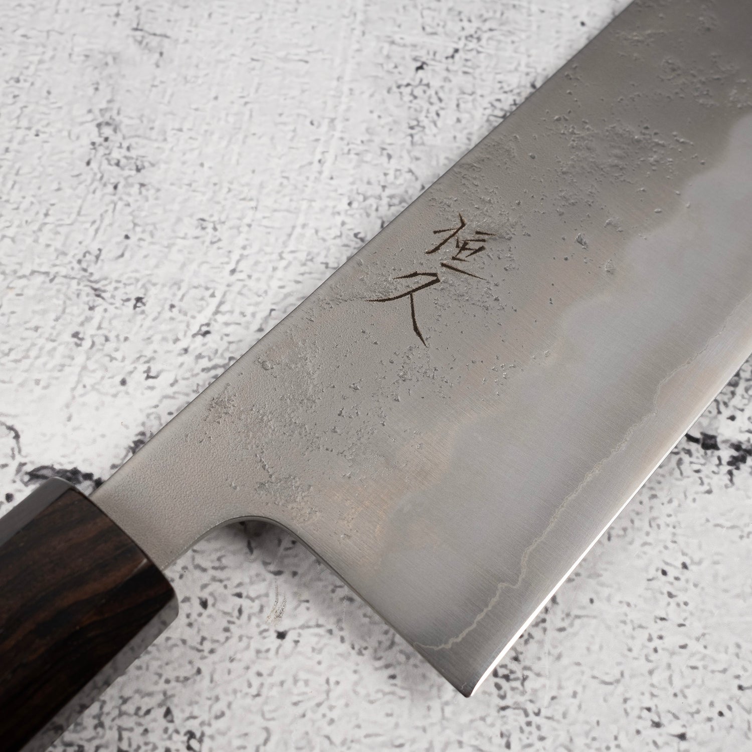 Tsunehisa Ginsan Nashiji Nakiri 165mm Ebony Handle