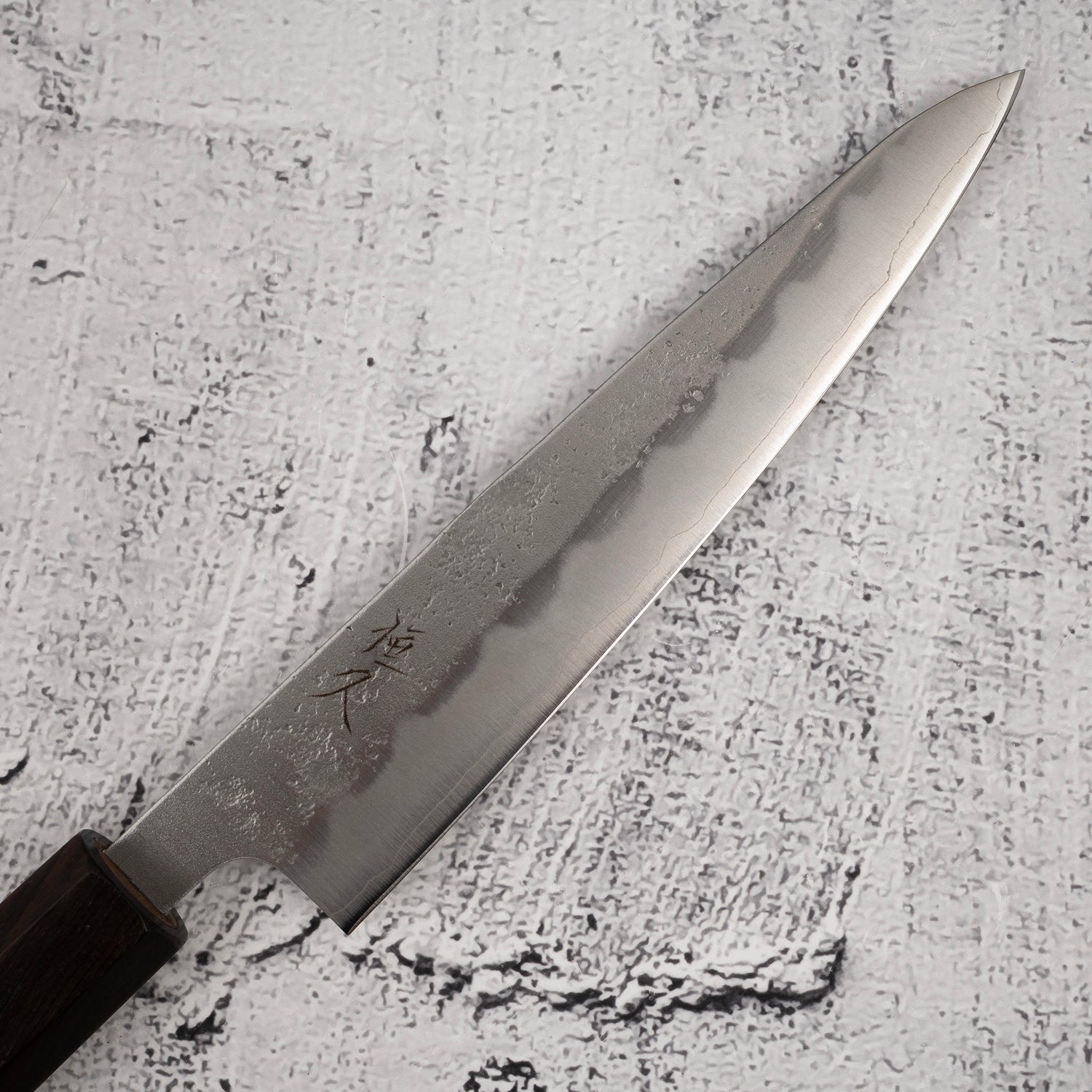 Tsunehisa Ginsan Nashiji Petty 135mm Ebony Handle