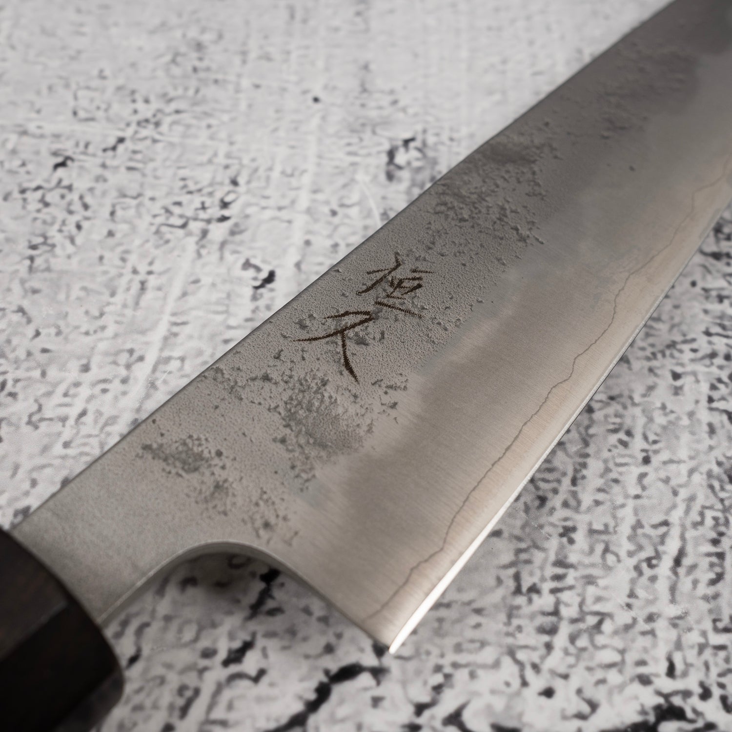 Tsunehisa Ginsan Nashiji Petty 135mm Ebony Handle