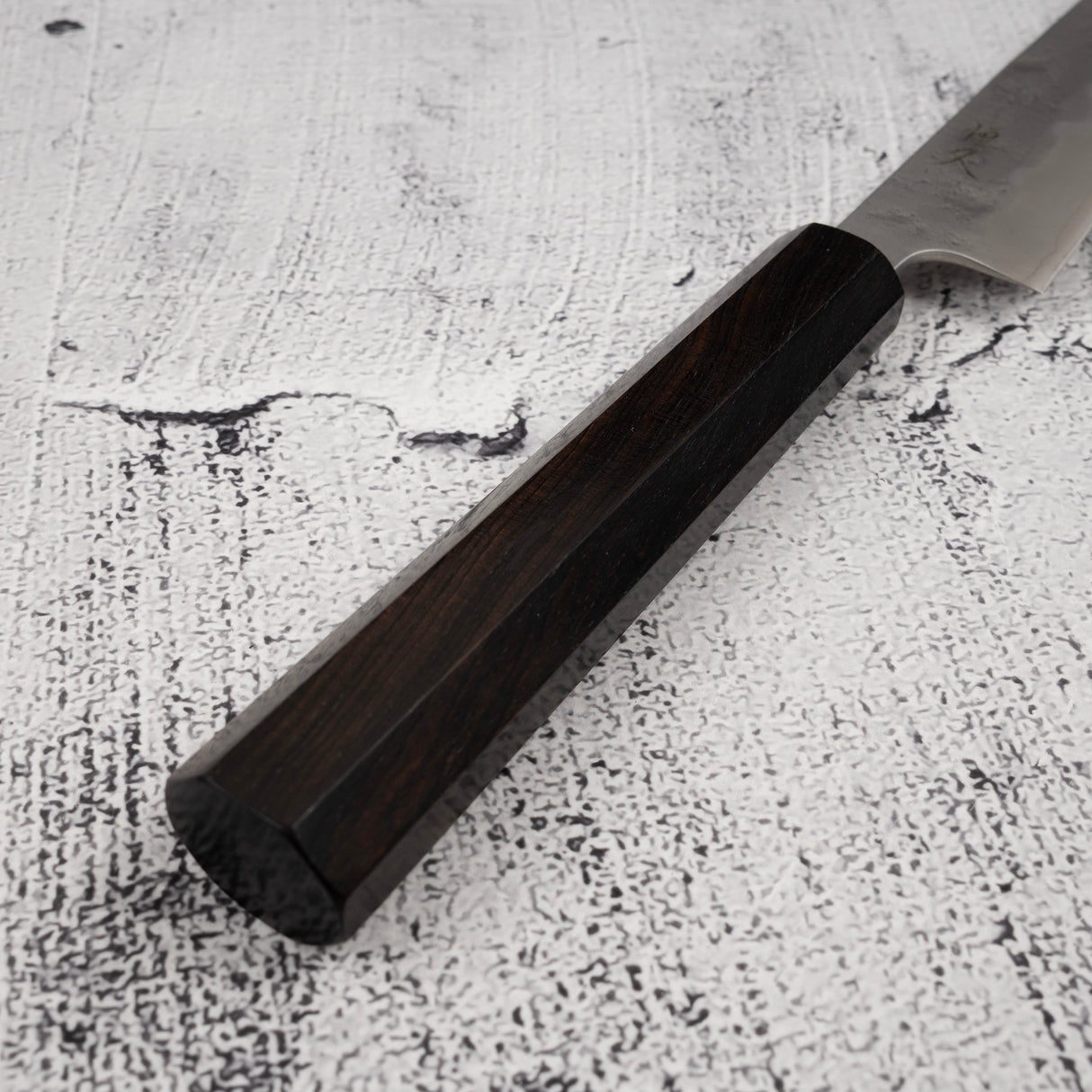 Tsunehisa Ginsan Nashiji Petty 135mm Ebony Handle
