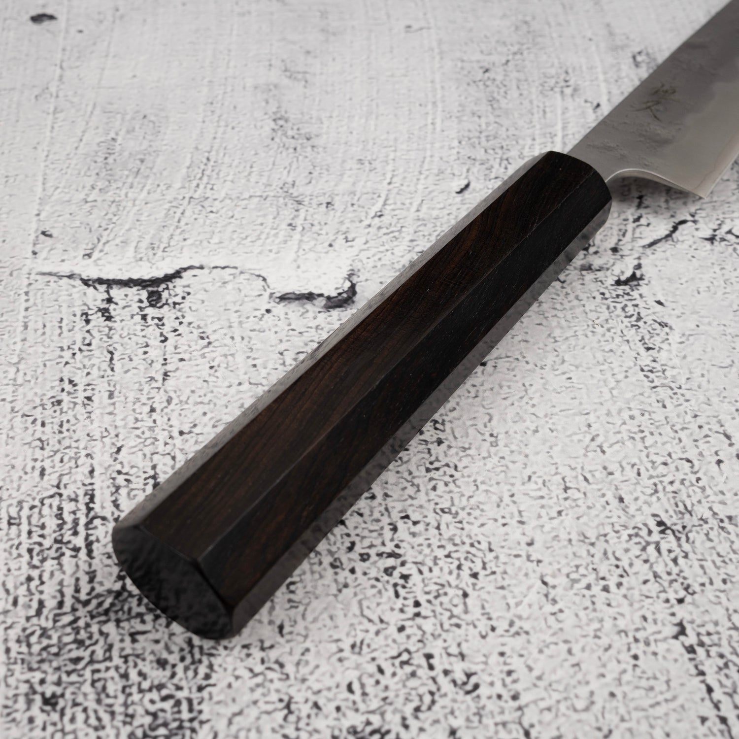 Tsunehisa Ginsan Nashiji Petty 135mm Ebony Handle