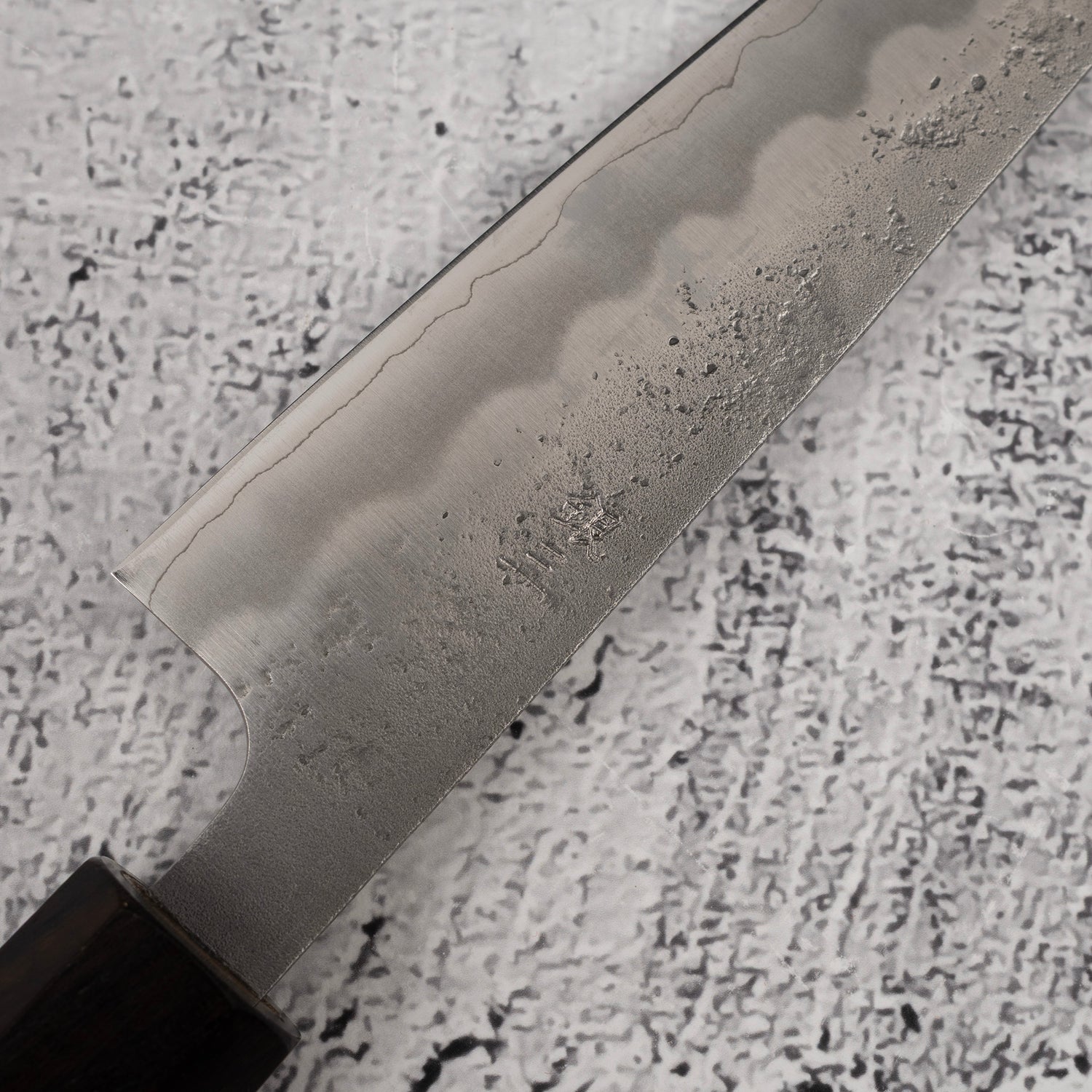 Tsunehisa Ginsan Nashiji Petty 135mm Ebony Handle