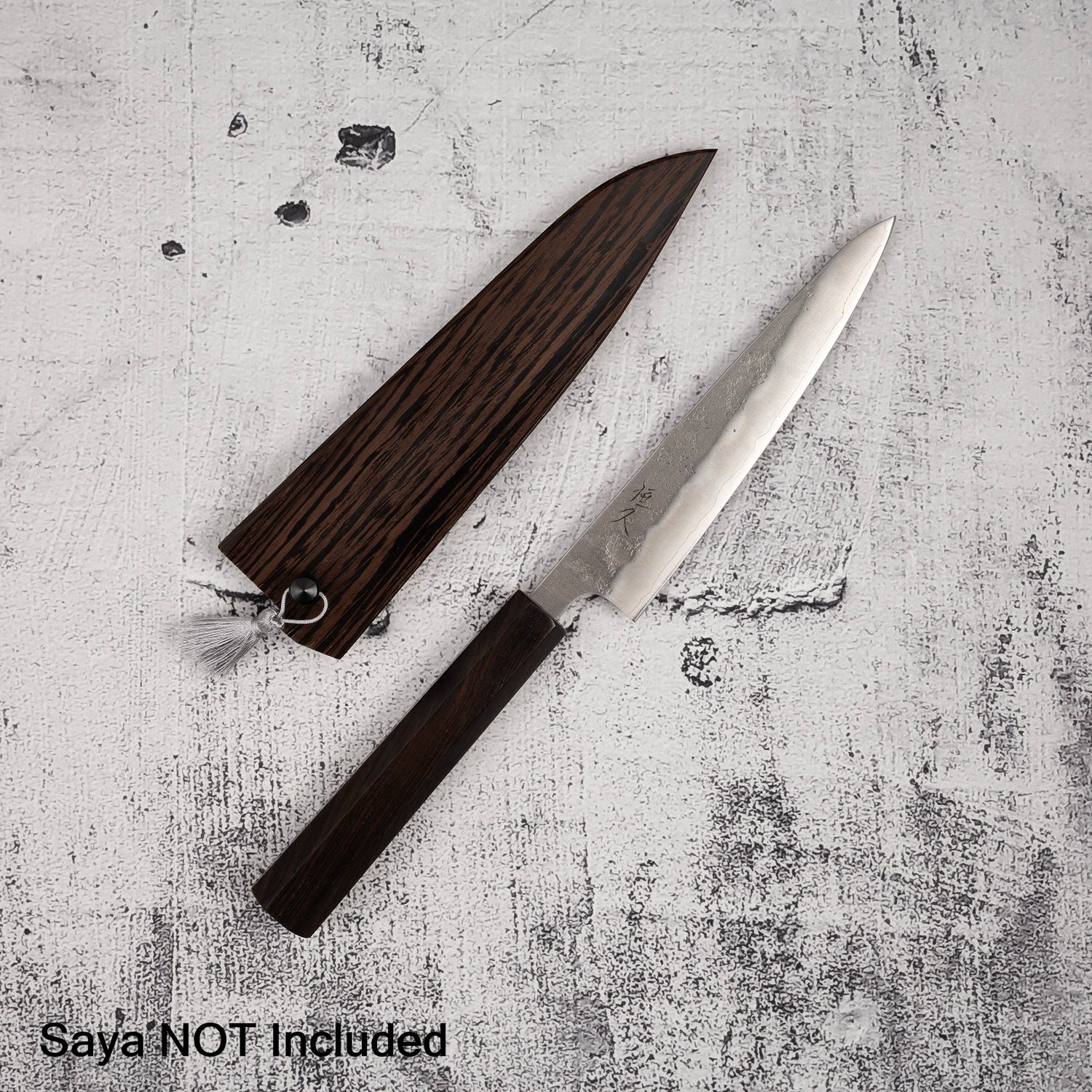 Tsunehisa Ginsan Nashiji Petty 135mm Ebony Handle