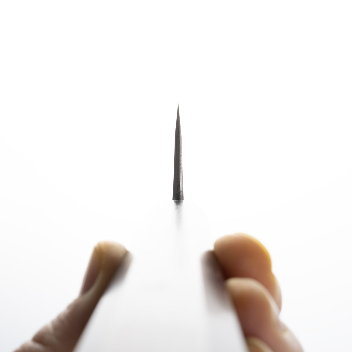 吉金 白二號 KU 梨地骨切 150mm 不鏽鋼夾層 黑檀木柄 初心