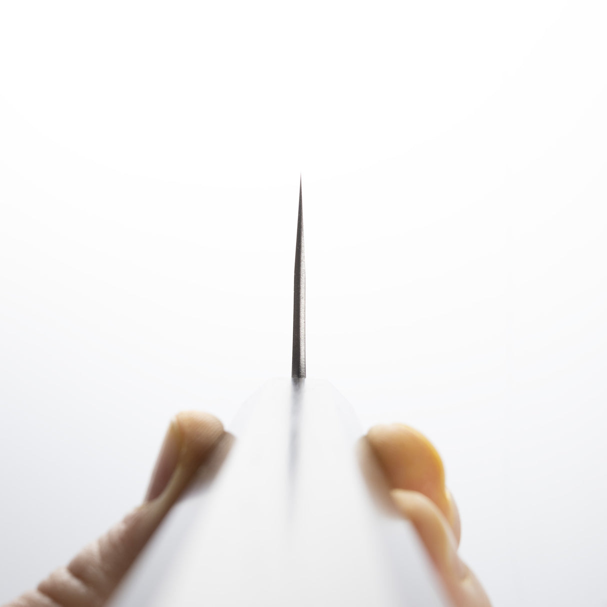 吉金 White 2 KU 梨地菜切 165mm 不鏽鋼夾層 黑檀木柄 by Hatsukokoro