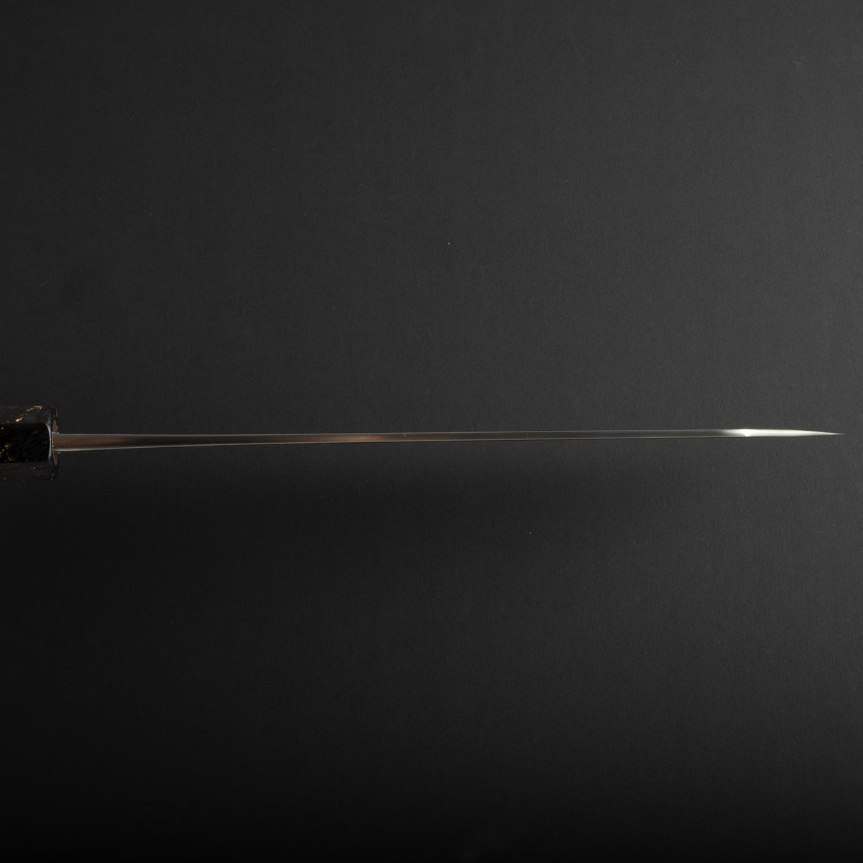 Yoshikane White 2 KU Nashiji K-tip Gyuto 210mm Carbon Fiber Handle