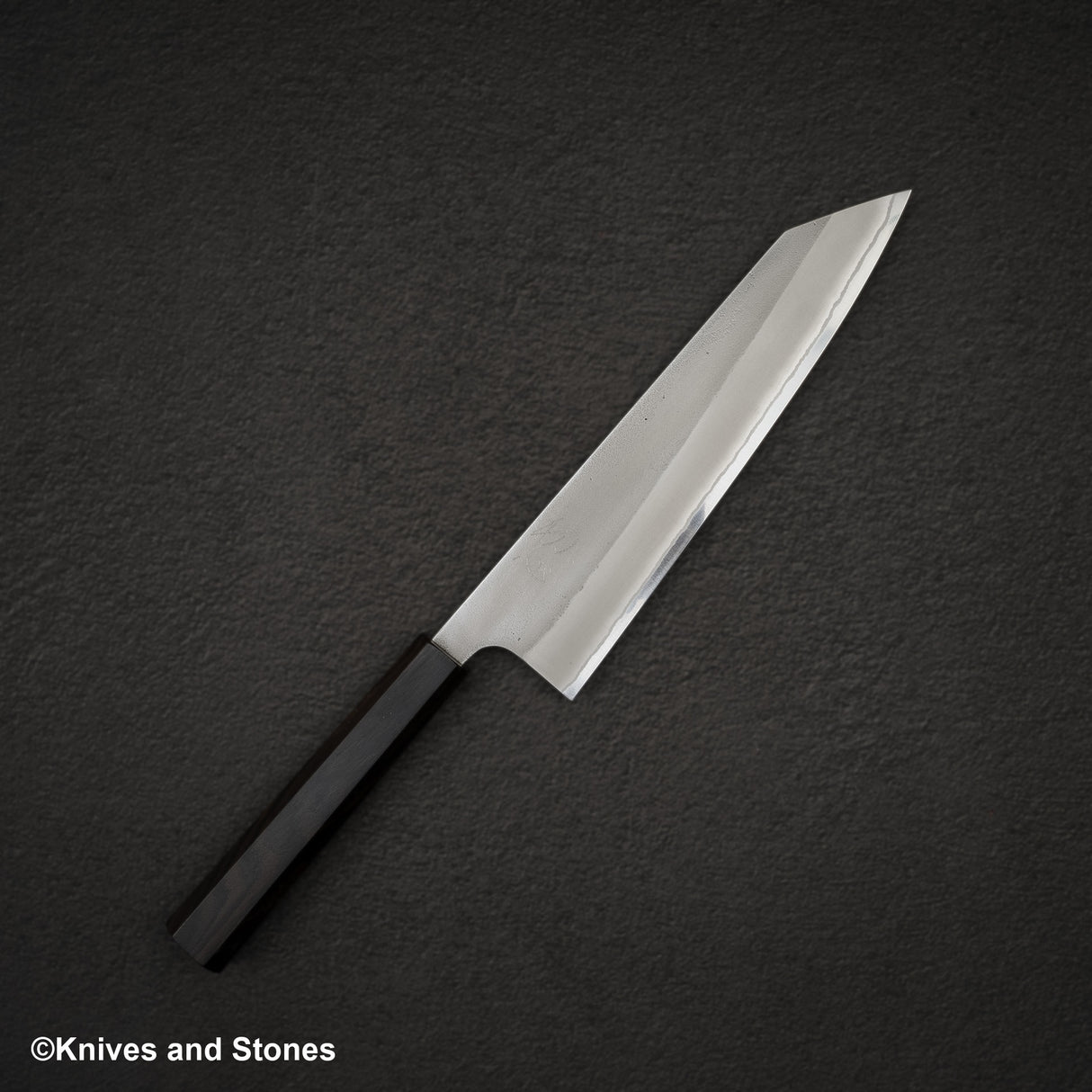 Yoshikane White 2 Nashiji K-tip Gyuto 210mm 不鏽鋼包覆烏木手柄