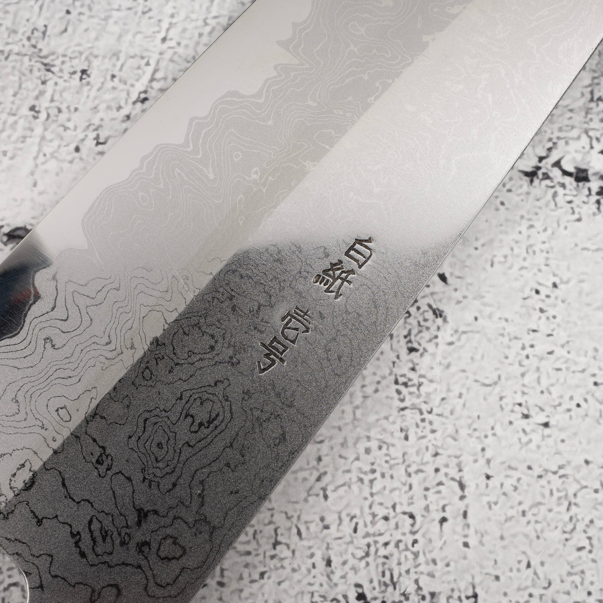 田中義一 白一大馬士革牛刀 240mm