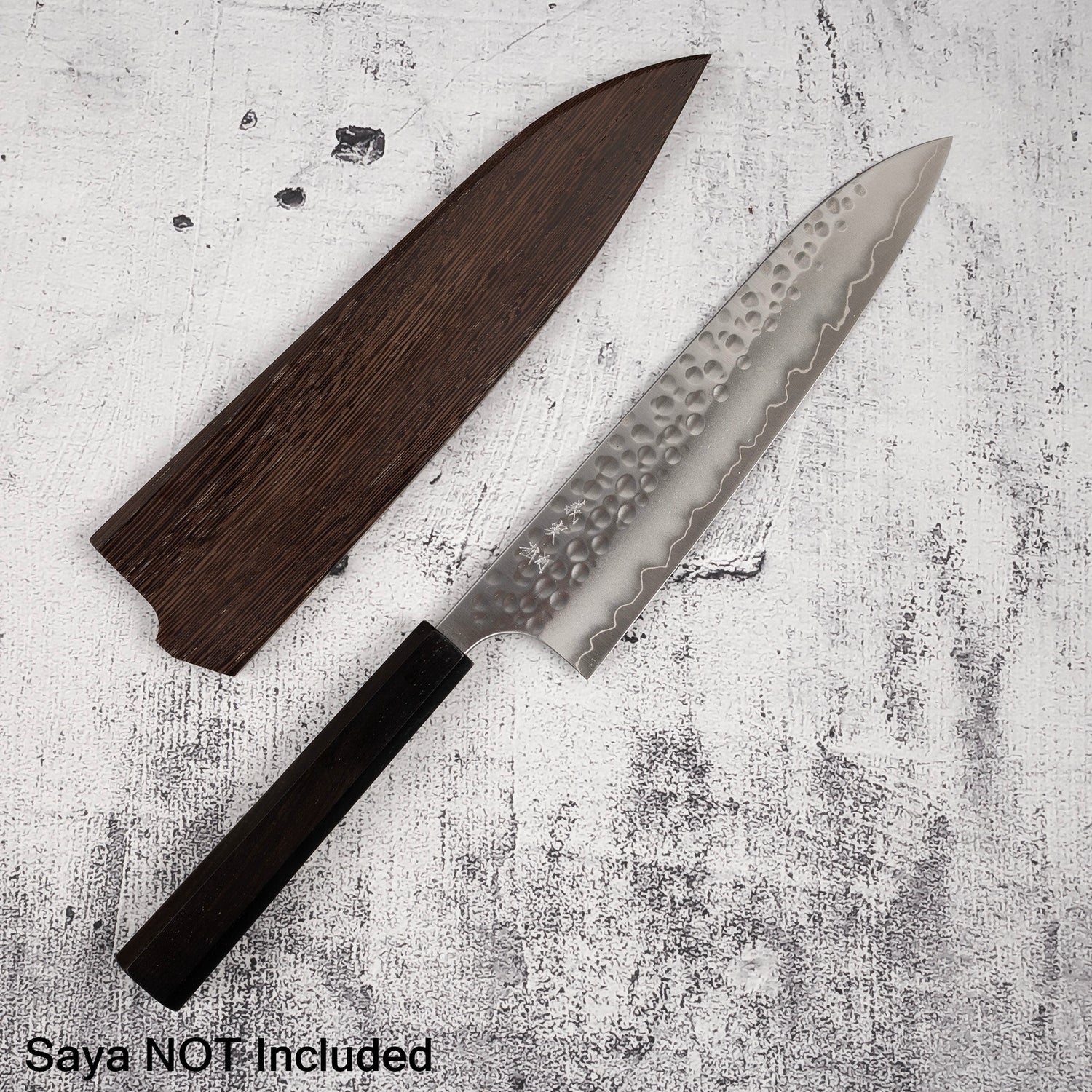 Yoshimi Kato Forged Ginsan Tsuchime Gyuto 210mm