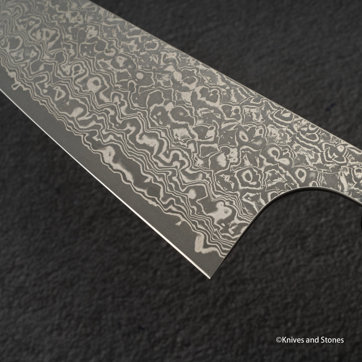 Yoshimi Kato VG10 蝕刻大馬士革牛刀 180 毫米烏木手柄