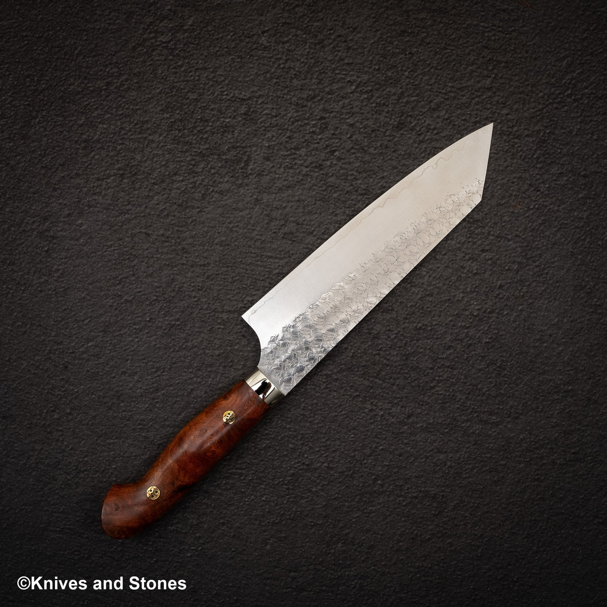 加藤佳美 SG2 Minamo Bunka 180mm Amboyna Burl Western