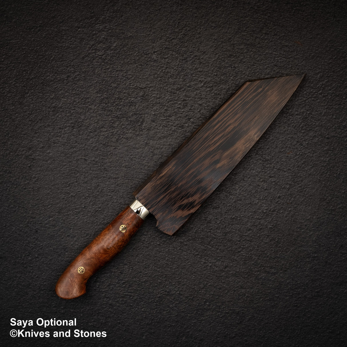 加藤佳美 SG2 Minamo Bunka 180mm Amboyna Burl Western