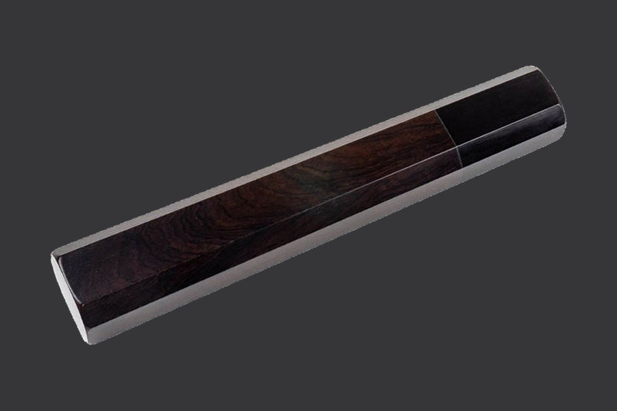 Octagonal Ebony with Black Horn Ferrule handle