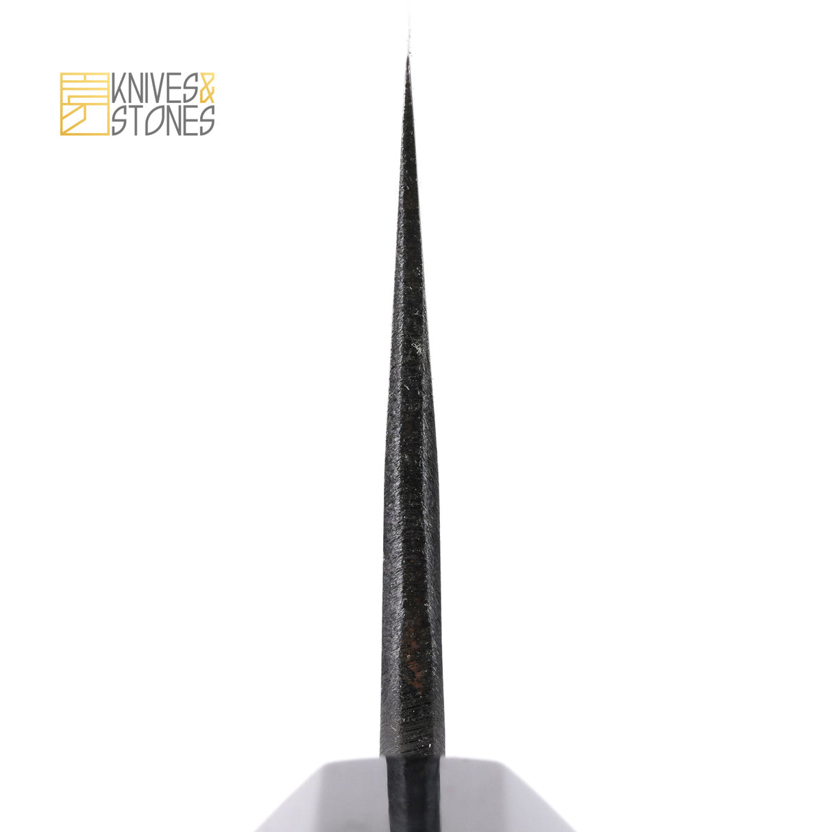 初心雲影 藍色 2 黑內大馬士革牛刀 210mm 黑色 Chacate 手柄