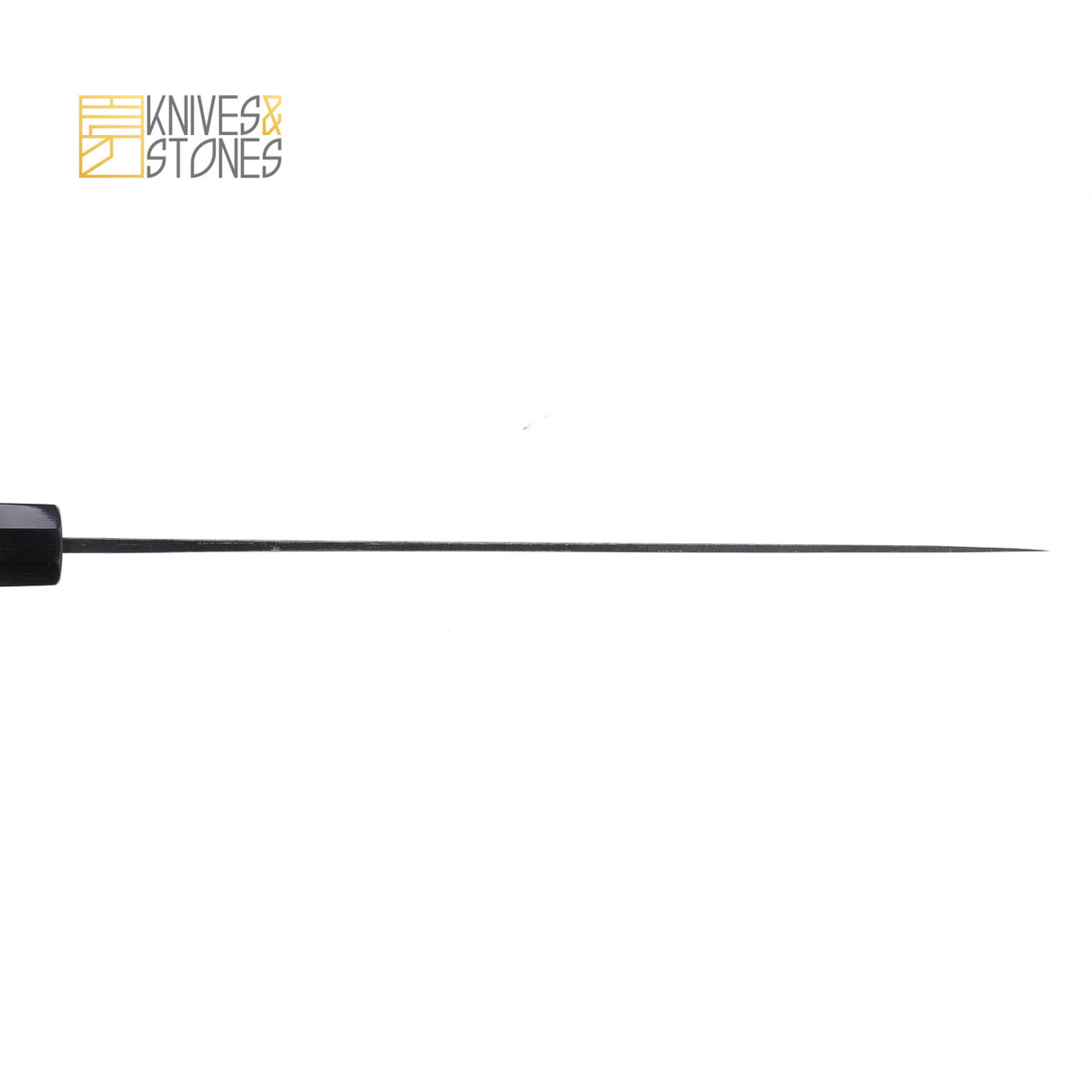 初心雲影 藍色 2 黑內大馬士革牛刀 210mm 黑色 Chacate 手柄