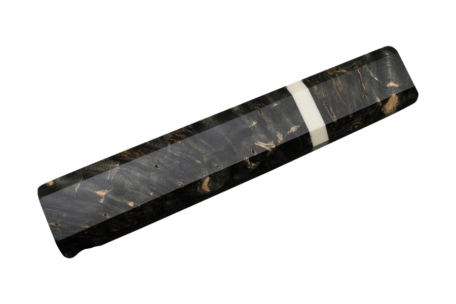 Octagonal Birch Burl with Spacer handle