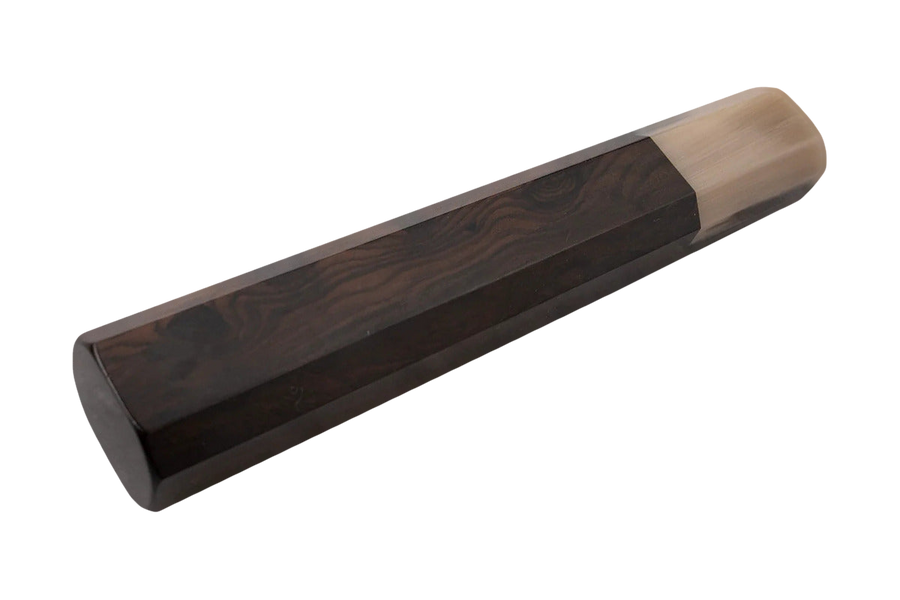Octagonal Ebony Blonde Horn handle