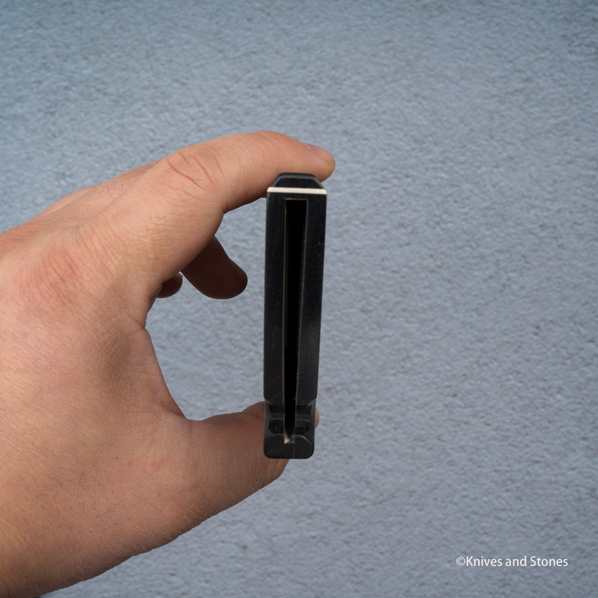 K&S 磁性 240 毫米牛刀刀鞘及刀柄套裝 穩定捲曲楓木/烏木