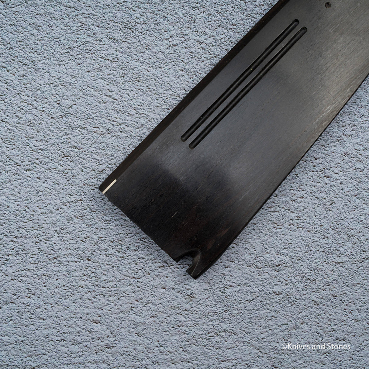 K&S 磁性 240 毫米牛刀刀鞘及刀柄套裝 穩定捲曲楓木/烏木