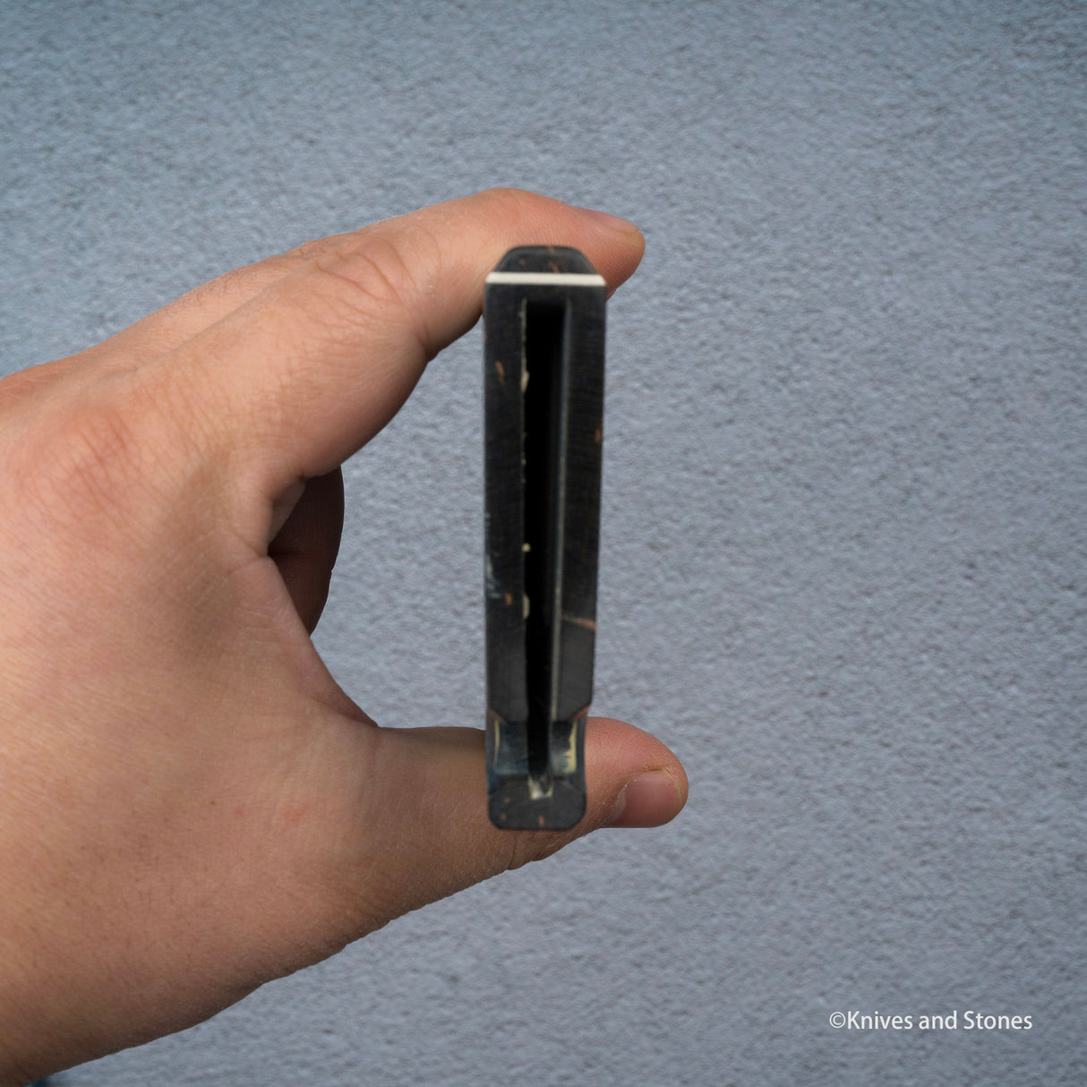 K&S 磁性 240 毫米牛刀刀鞘及刀柄套裝 穩定捲曲楓木/烏木