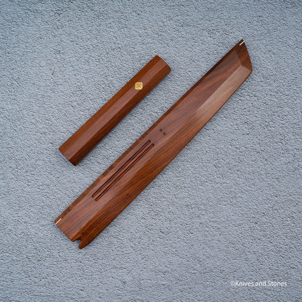 K&S 磁性 Sakimaru Saya 和手柄套裝 穩定捲曲楓木 / 烏木 / 玫瑰木