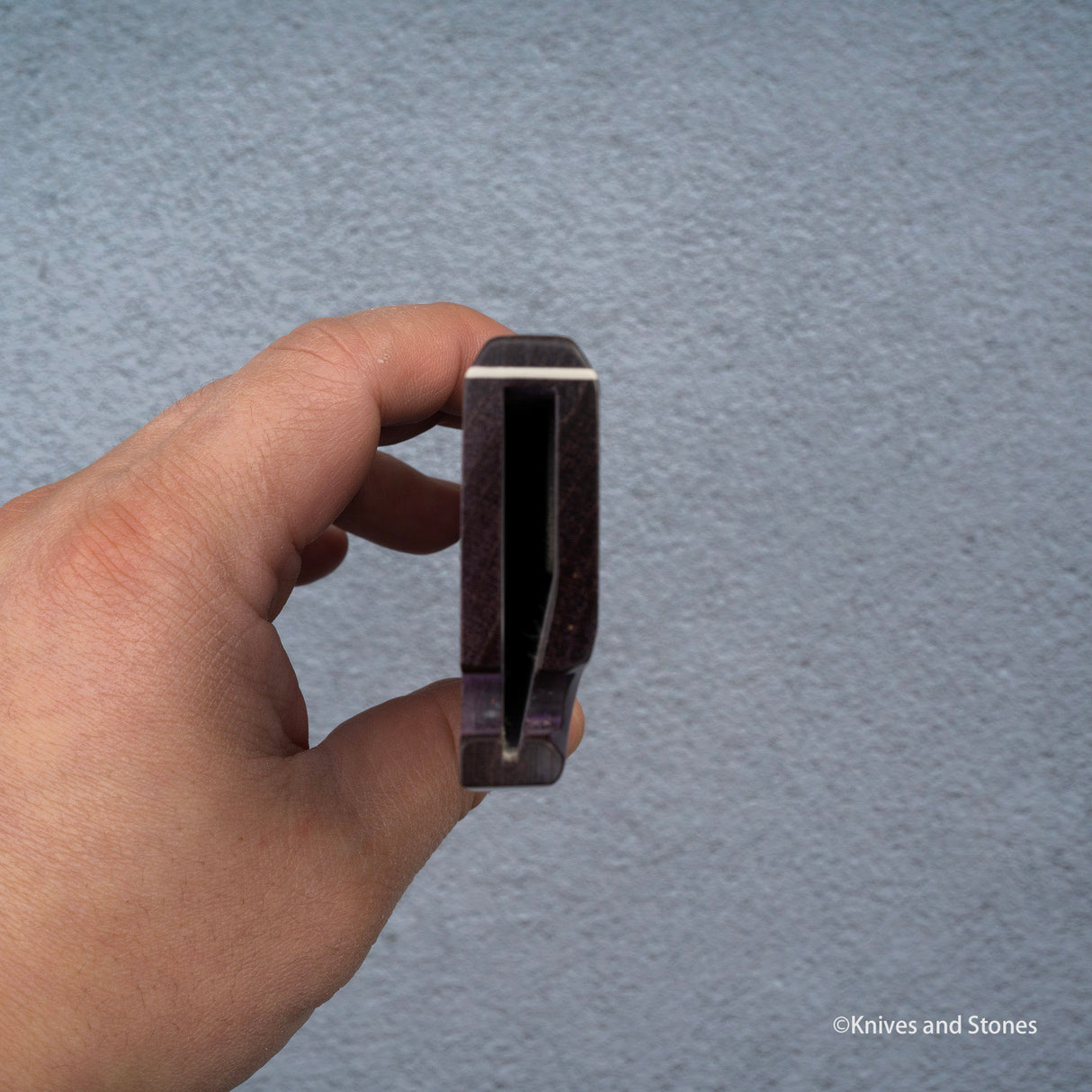 K&S 磁性 Kiritsuke Yanagiba Saya 和手柄套裝 穩定捲曲楓木 / 烏木 / 玫瑰木