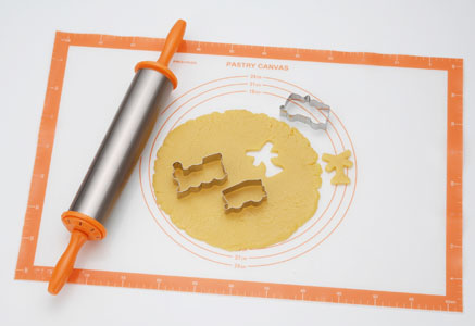 Cakeland 高度可調擀麵杖(麵團/翻糖擀麵杖)由 TigerCrown 製造