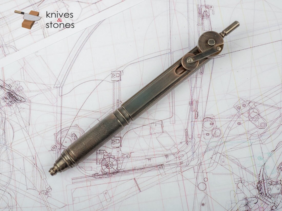 栓動筆 - 中山英俊 (Hidetoshi Nakayama) 的青銅色 Steam Shift 筆