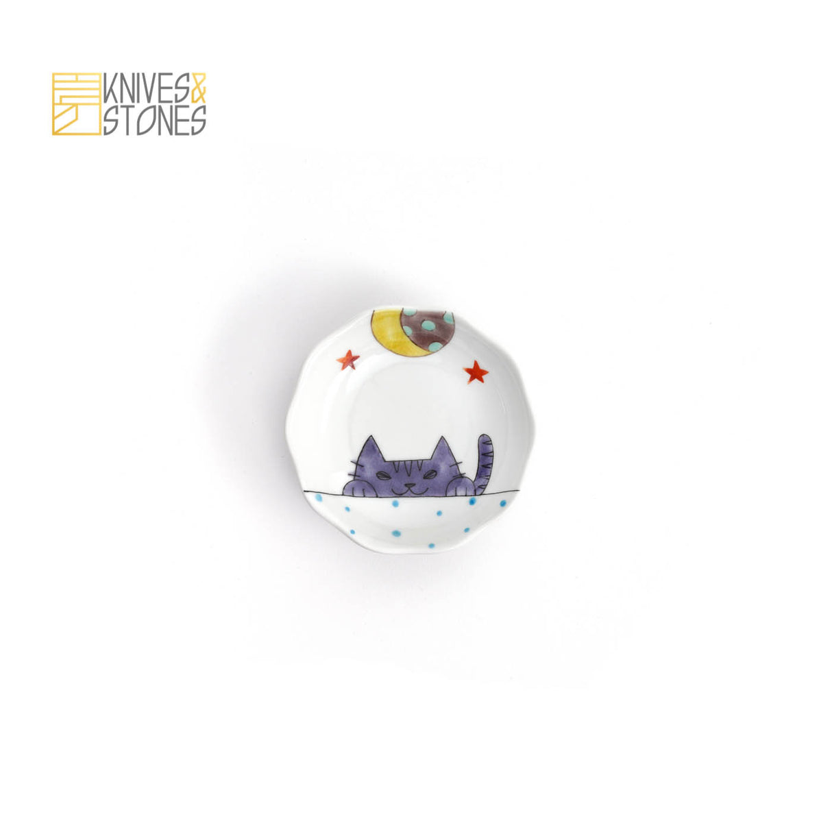 喵星人主題小吃盤 5 件組 九穀燒