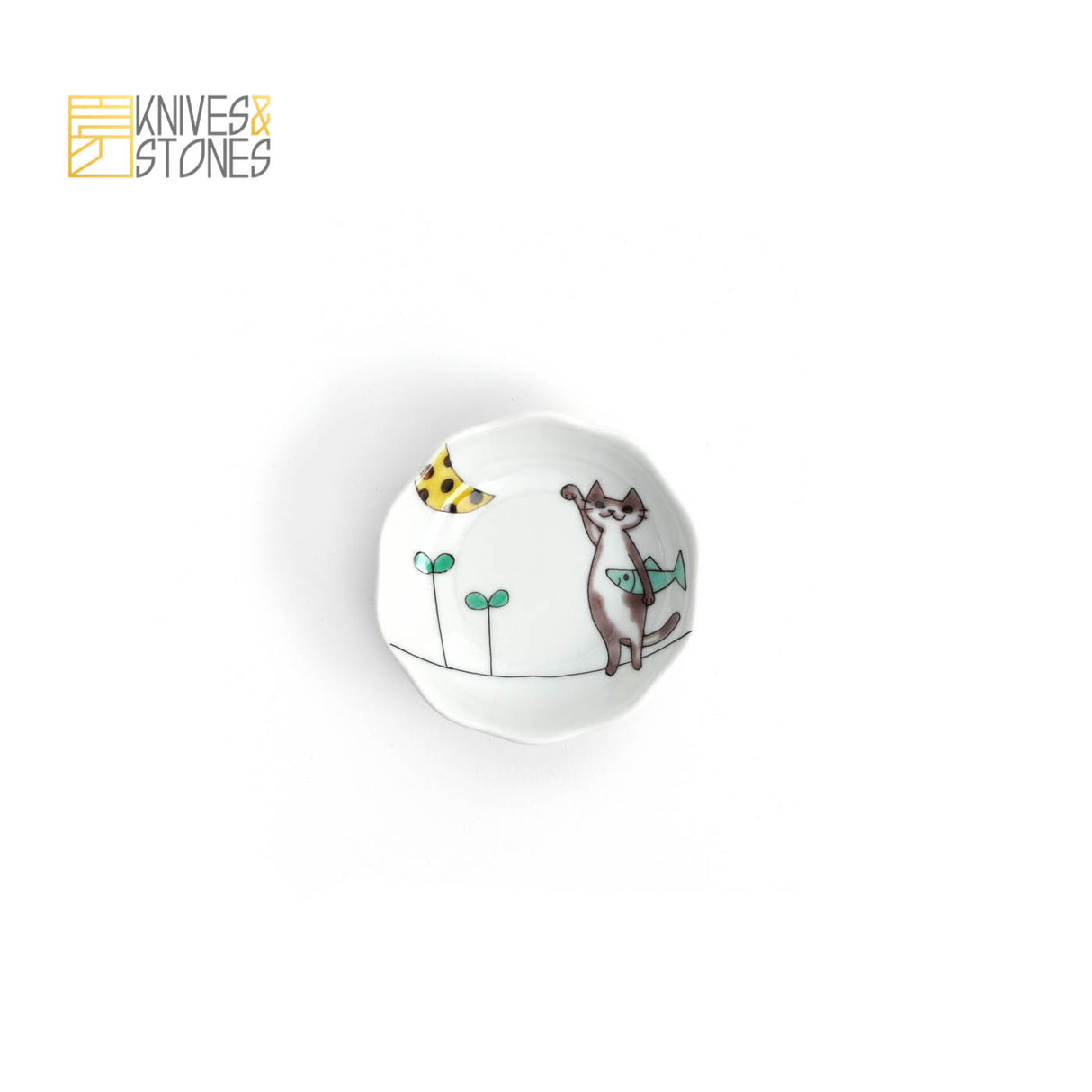 喵星人主題小吃盤 5 件組 九穀燒