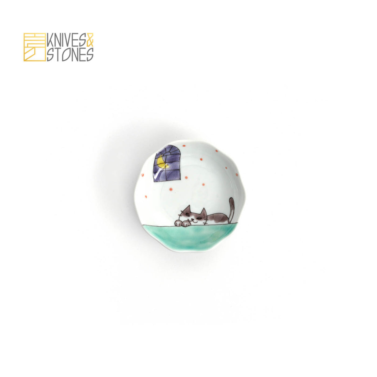 喵星人主題小吃盤 5 件組 九穀燒