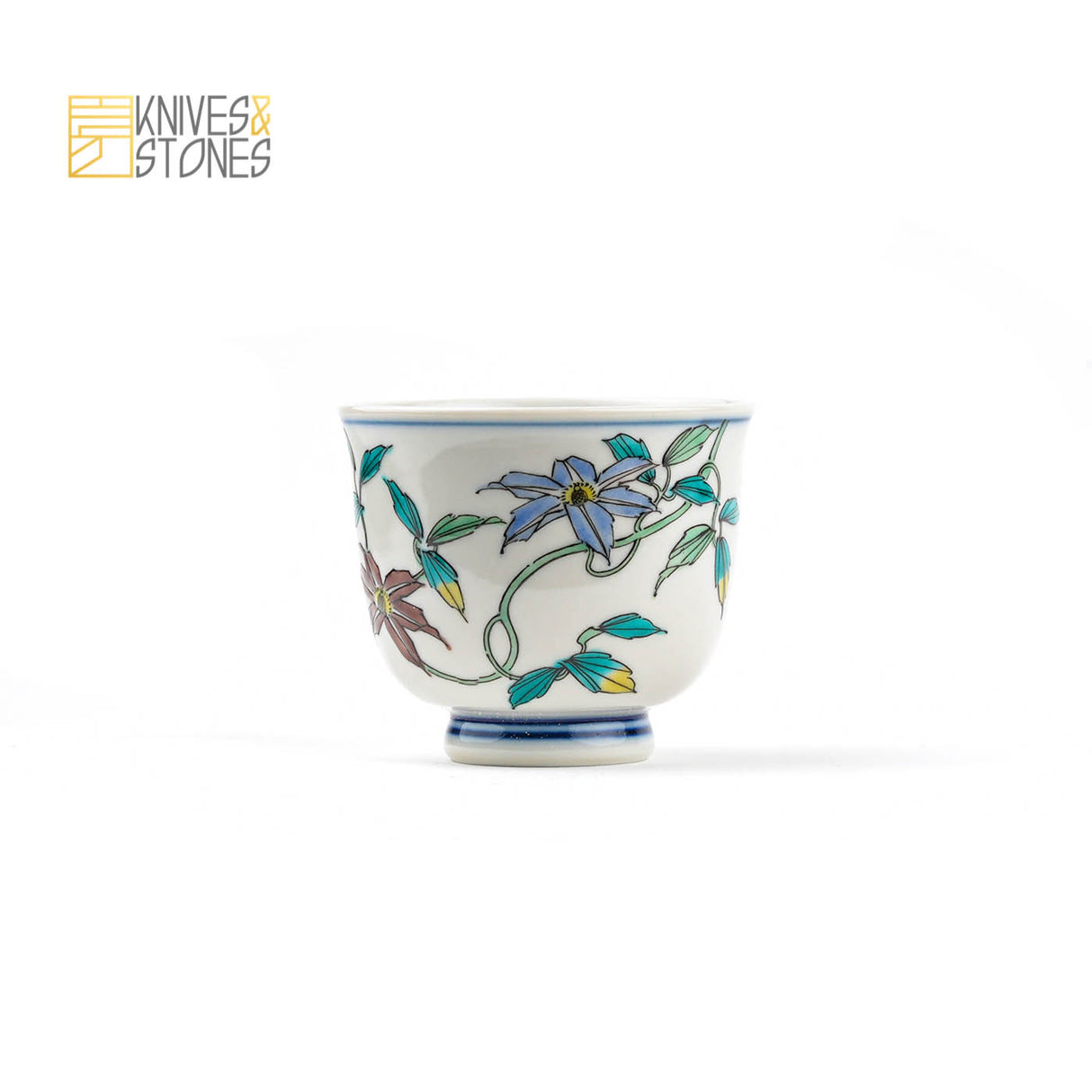 茶杯「五花」五件組 九穀燒