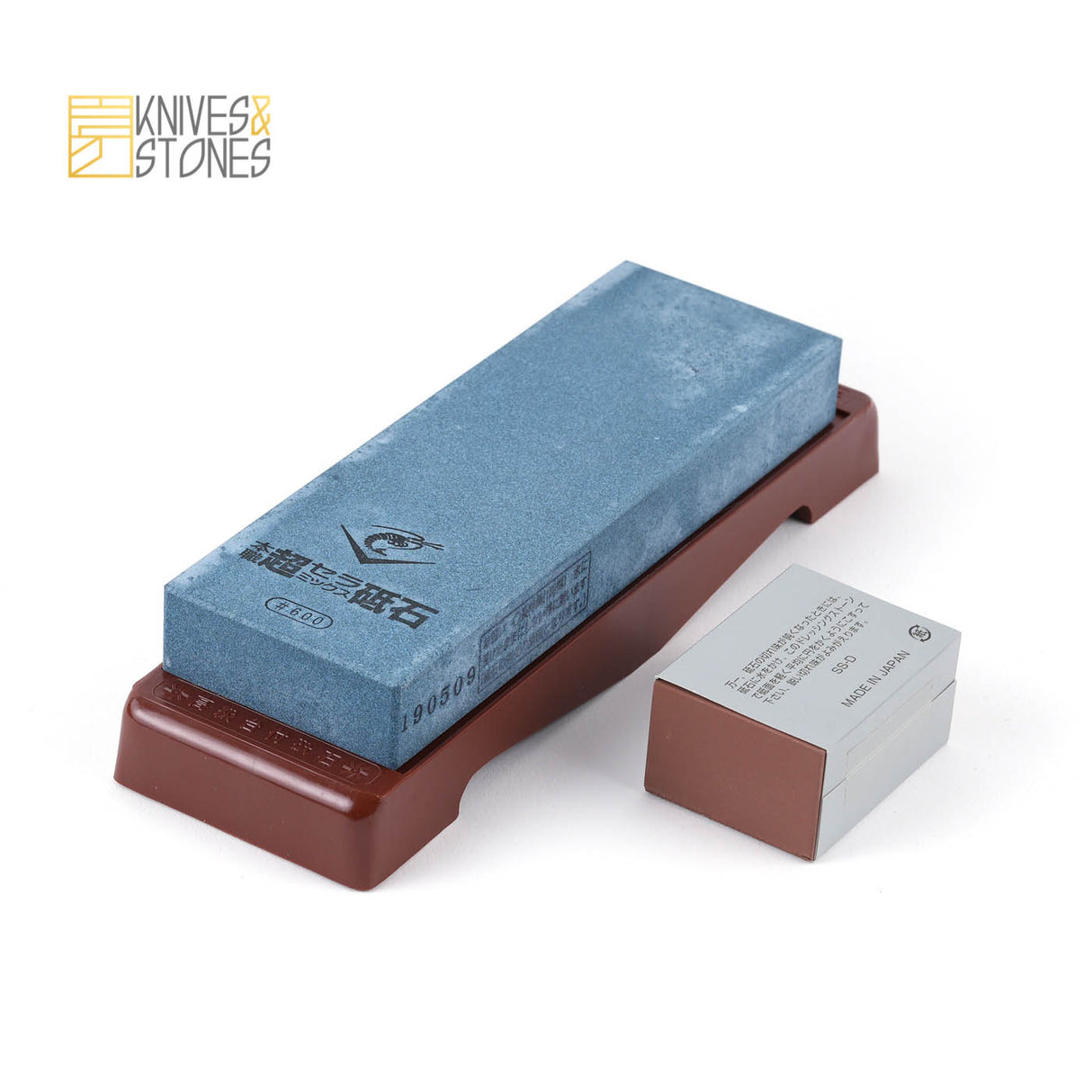 Naniwa Chosera 600 號日本磨石(附支架)
