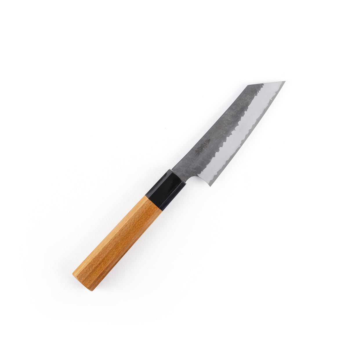 Nigara SG2 Kurouchi Tsuchime Small Santoku 120mm