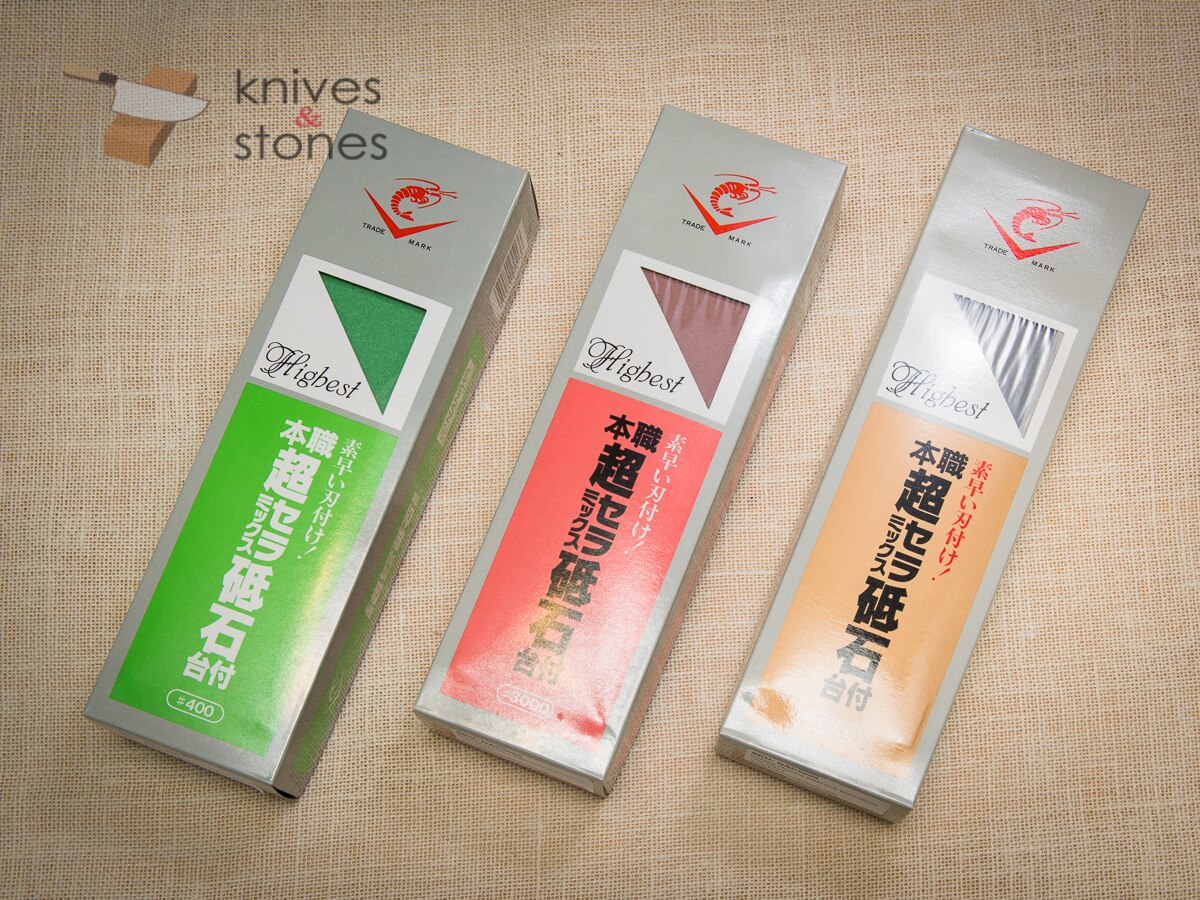 Naniwa Chosera 1K、3K、5K 日本水磨石套裝