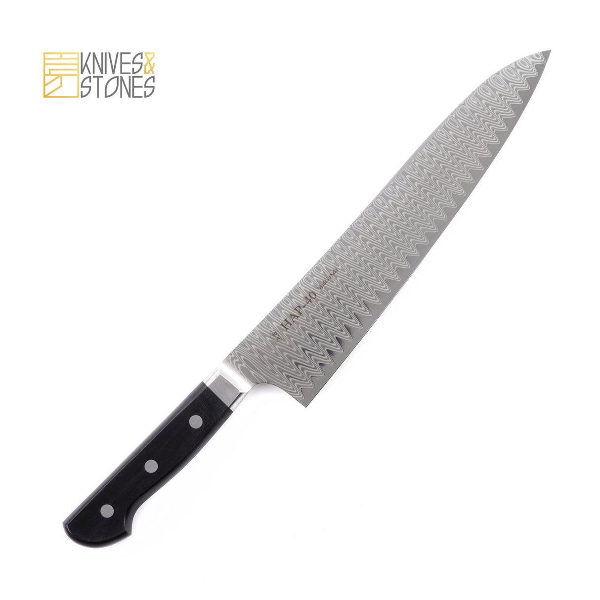 Hatsukokoro Hayabusa HAP-40 大馬士革鋼 210/240 毫米 附西式手柄