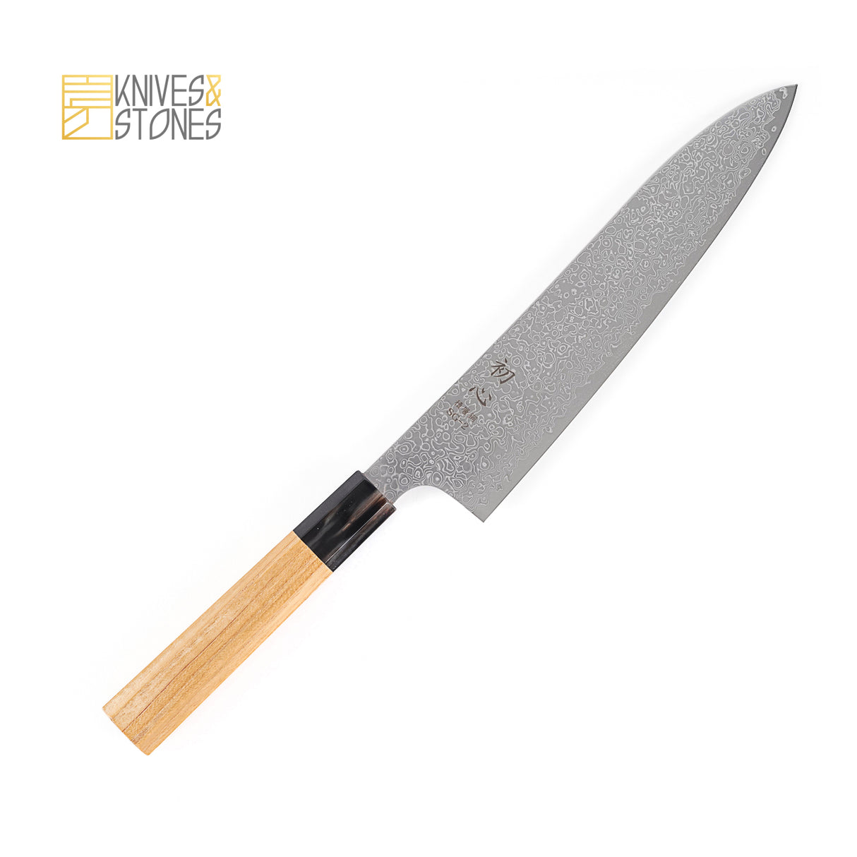 Hatsukokoro Saihyo SG2 大馬士革牛刀 210柚木手柄