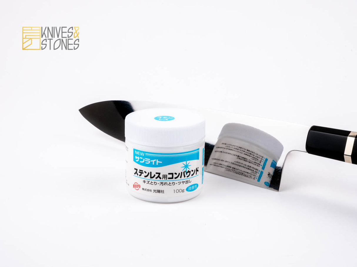 Koyo Sunlite 拋光膏(藍色,適用於鋼材)100g Koyo-sha
